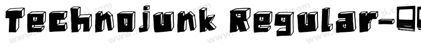 Technojunk Regular字体转换